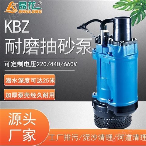 半内装式结构出水污水泵 KBZ型抽砂泵
