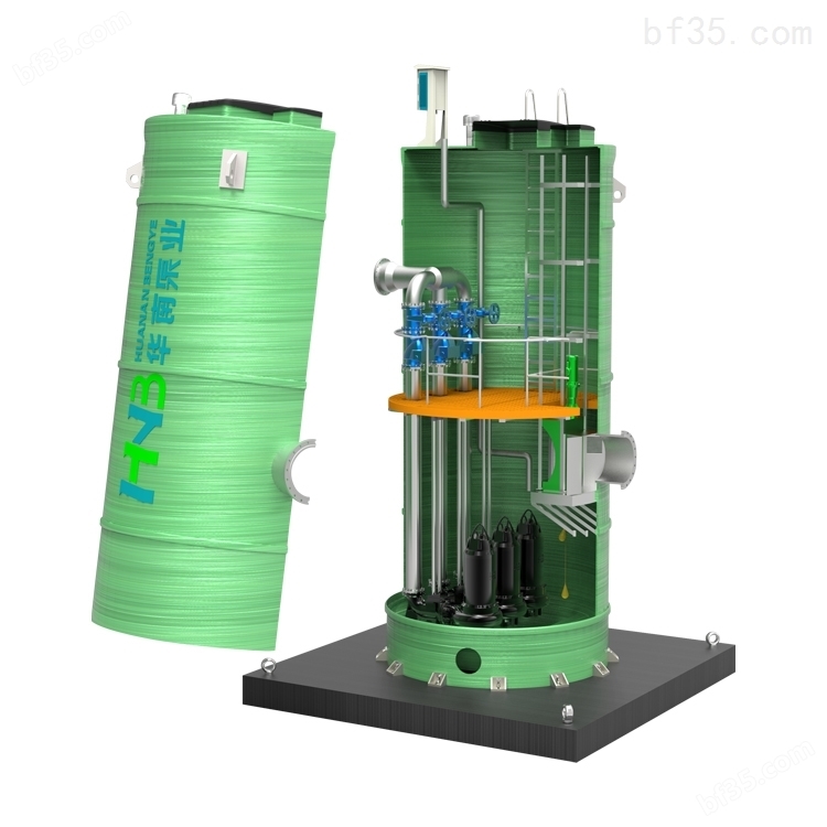 华南泵业玻璃钢一体化预制提升泵站