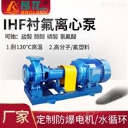 卧式衬氟化工离心泵耐酸碱防腐泵IFH塑料泵