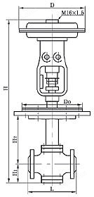 ZM（A/B）P-D型气动薄膜低温单座调节阀