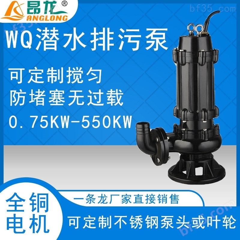 杂质潜污泵 WQ系列无堵塞排污泵